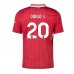 Tanie Strój piłkarski Liverpool Diogo Jota #20 Koszulka Podstawowej 2024-25 Krótkie Rękawy